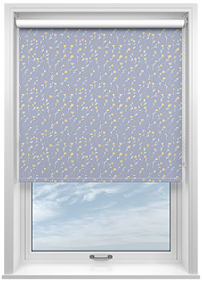Ditsy Spring, Periwinkle - Roller Blind